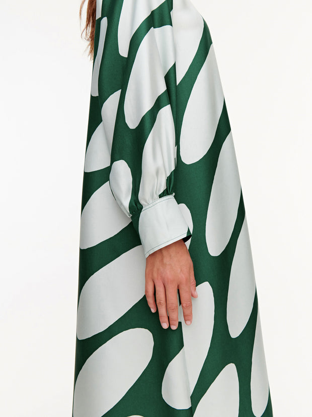 Aaltoilee Linssi mekko, vihreä