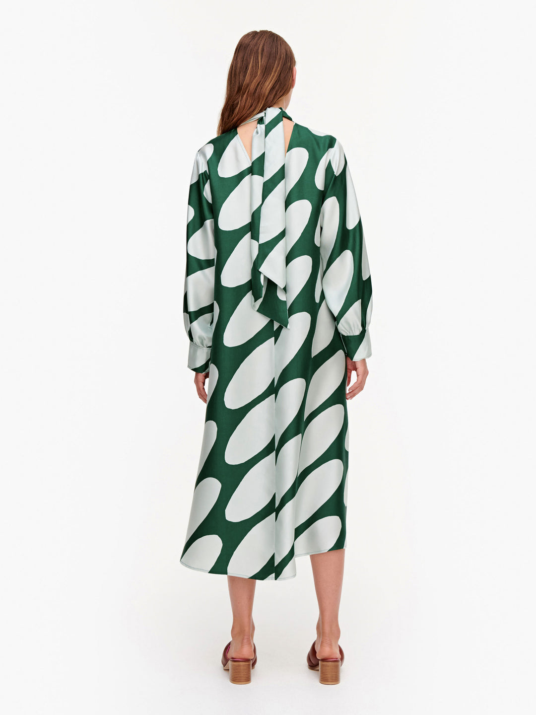 Aaltoilee Linssi mekko, vihreä