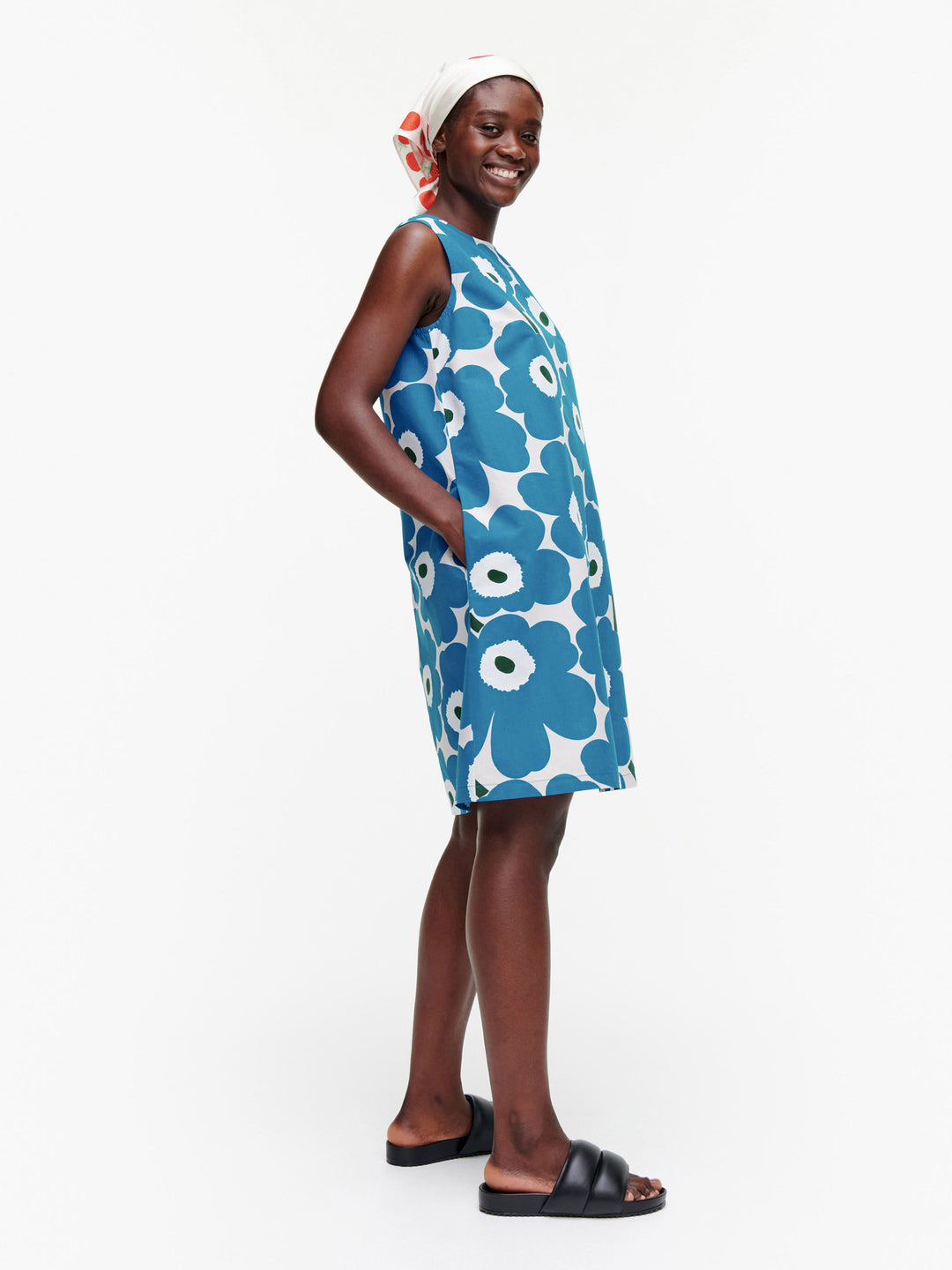 Laineet Pieni Unikko mekko, sininen